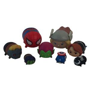 Disney Tsum Tsum Toy Figure Marvel Avengers Thor Spiderman Captain America